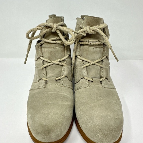 Sorel Evie Wedge Heel Ankle Booties Women's Size 9.5 Suede Waterproof - Picture 4 of 11